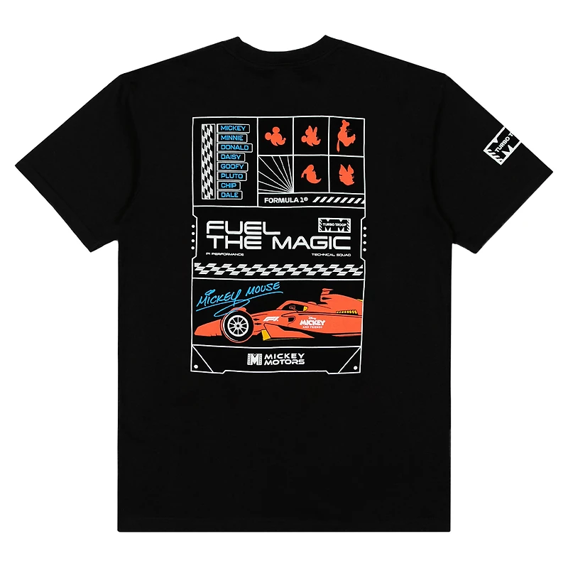 Men's Black Formula 1 x Disney Race Grid T-Shirt
