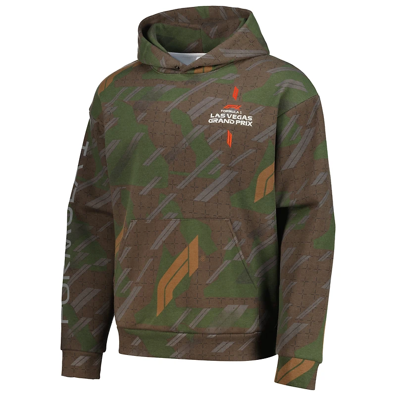 Men's Brown Las Vegas Grand Prix Camo Hoodie