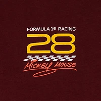 Men's  Burgundy Formula 1 x Disney Mickey Racer T-Shirt