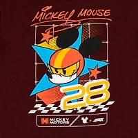 Men's  Burgundy Formula 1 x Disney Mickey Racer T-Shirt