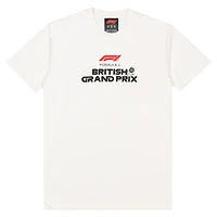Men's  Cream British Grand Prix Downhill T-Shirt