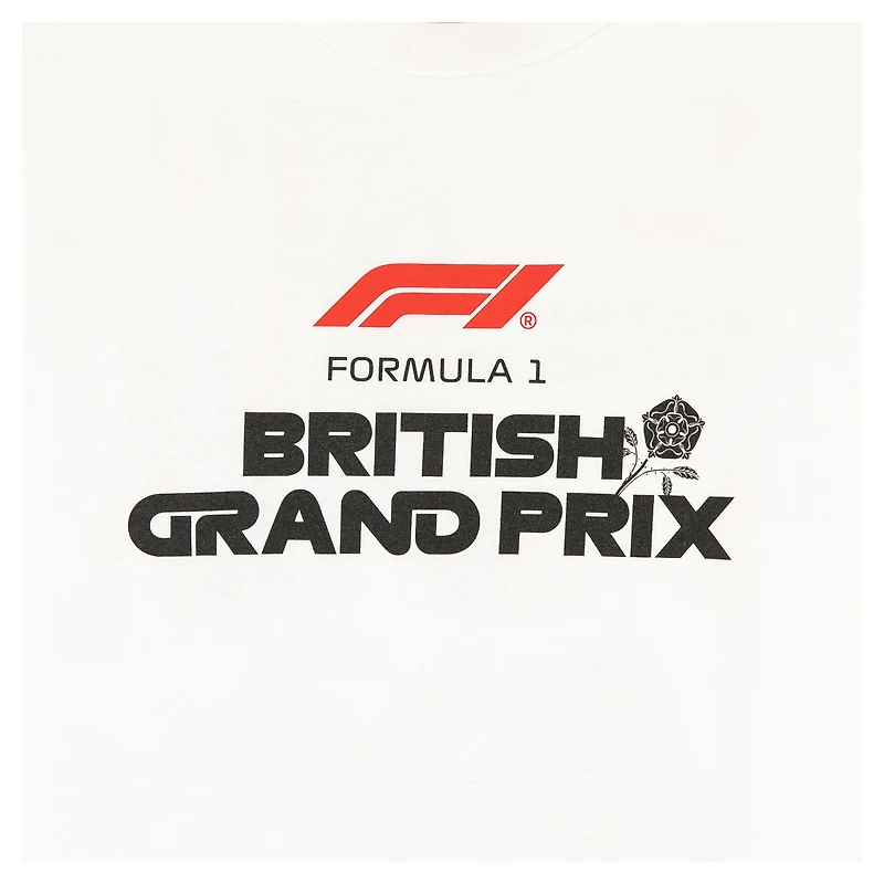 Men's  Cream British Grand Prix Downhill T-Shirt