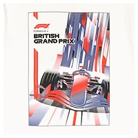 Men's  Cream British Grand Prix Downhill T-Shirt