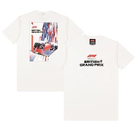 Men's  Cream British Grand Prix Downhill T-Shirt