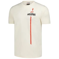 Men's Cream Formula 1 2025 Las Vegas Grand Prix Three of a Kind T-Shirt