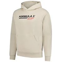 Sweat à capuche crème pour homme Formule 1 2025 Lights Out Las Vegas Grand Prix