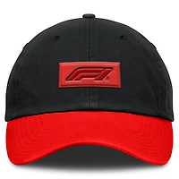 Men's Fanatics Black/Red Formula 1 Impact Adjustable Hat