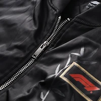 Blouson aviateur entièrement zippé Fanatics noir pour homme, Formule 1 2025, Grand Prix de Chine, Année du Serpent