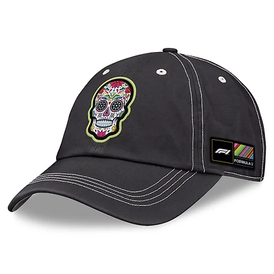 Casquette ajustable Fanatics noire Formula 1 Calavera pour homme