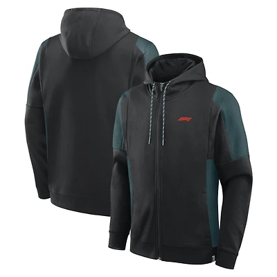 Men's Fanatics Black Formula 1 Classics Full-Zip Hoodie