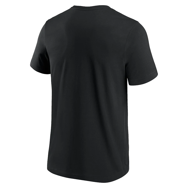 T-shirt noir pour homme avec slogan Formule 1 F175
