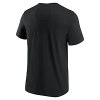 T-shirt noir pour homme avec slogan Formule 1 F175