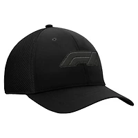 Casquette Fanatics noire Formule 1 Nocturn Sport Flex pour homme
