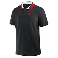 Men's Fanatics Black Formula 1 Primary Polo