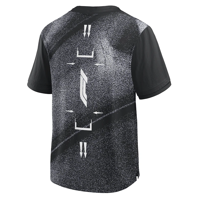 Men's Fanatics Black Formula 1 Track Speed Oversized T-Shirt