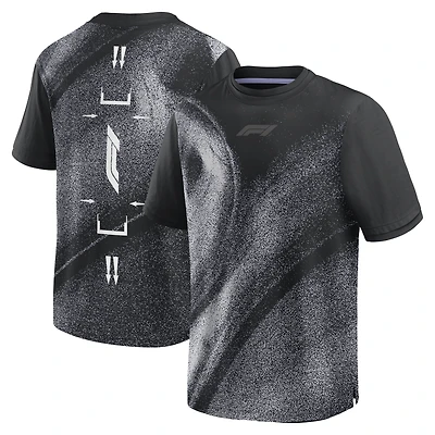 Men's Fanatics Black Formula 1 Track Speed Oversized T-Shirt