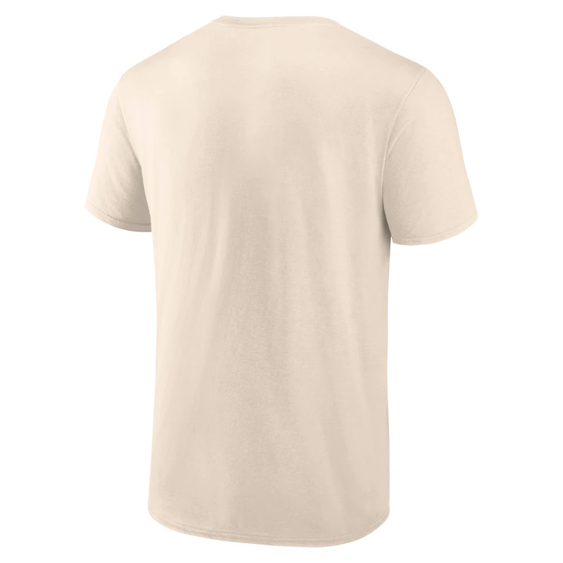 Men's Fanatics Cream Formula 1 Primary Logo T-Shirt