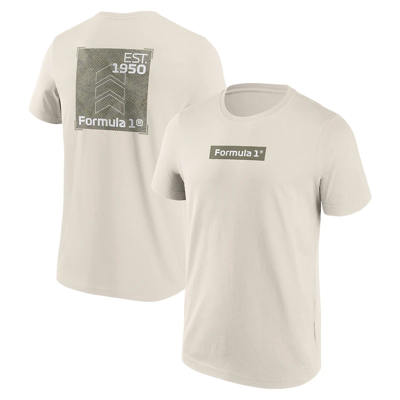 T-shirt crème Fanatics Formule 1 pour homme