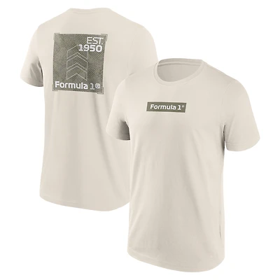 T-shirt crème Fanatics Formule 1 pour homme