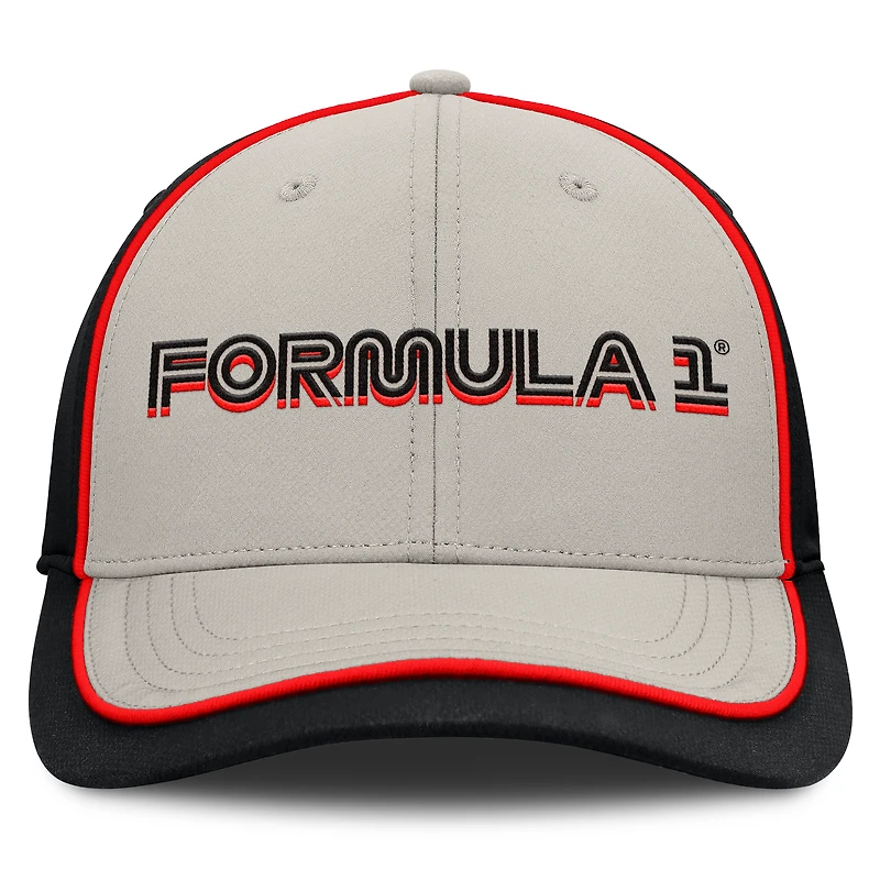 Men's Fanatics Gray/Black Formula 1 Circuit Adjustable Hat