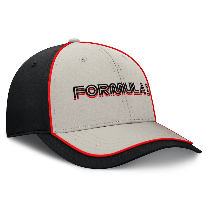 Men's Fanatics Gray/Black Formula 1 Circuit Adjustable Hat