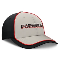 Men's Fanatics Gray/Black Formula 1 Circuit Adjustable Hat