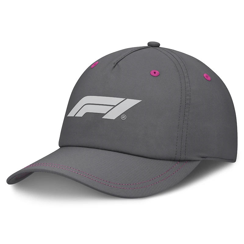 Casquette Fanatics grise Formula 1 Diverge pour homme, non structurée et ajustable