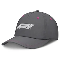 Casquette Fanatics grise Formula 1 Diverge pour homme, non structurée et ajustable