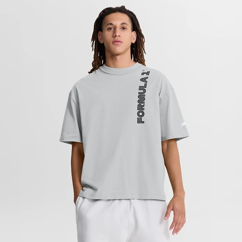 Men's Fanatics Gray Formula 1 Oversized Race Grid Shirt