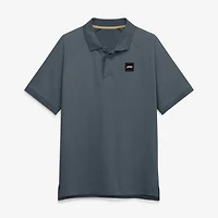 Polo raglan carré micro gris Fanatics Formula 1 pour homme