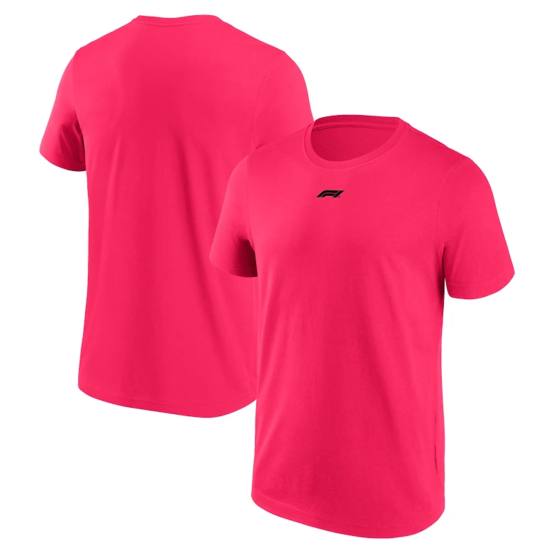Men's Fanatics  Pink Formula 1 Mini Logo T-Shirt