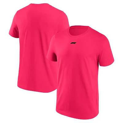 T-shirt Fanatics rose pour homme avec mini logo Formule 1