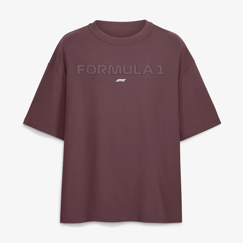 Men's Fanatics Purple Formula 1 Oversized Tonal T-Shirt