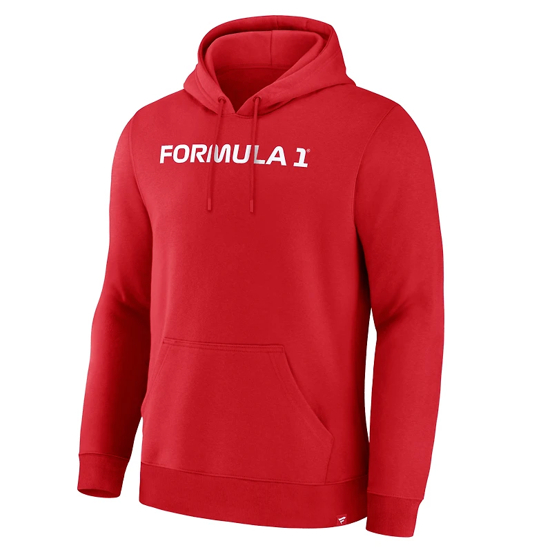 Sweat à capuche rouge de Formule 1 Fanatics pour homme