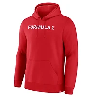 Sweat à capuche rouge de Formule 1 Fanatics pour homme