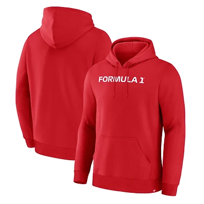 Sweat à capuche rouge de Formule 1 Fanatics pour homme