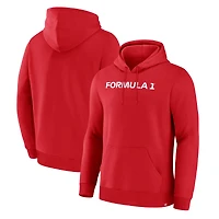 Sweat à capuche rouge de Formule 1 Fanatics pour homme