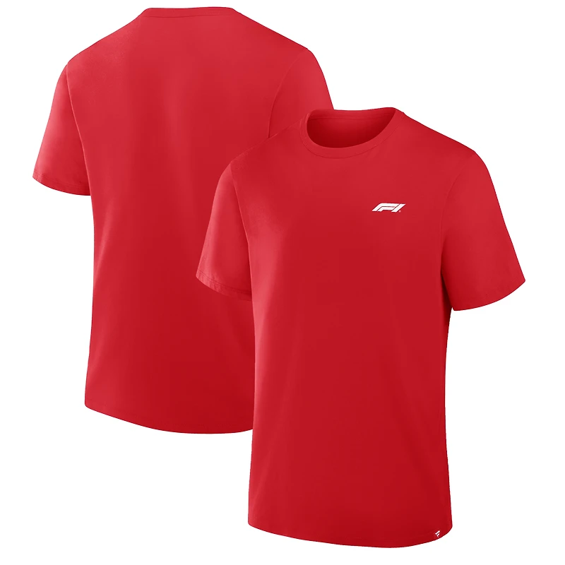 Men's Fanatics Red Formula 1 Primary Logo T-Shirt