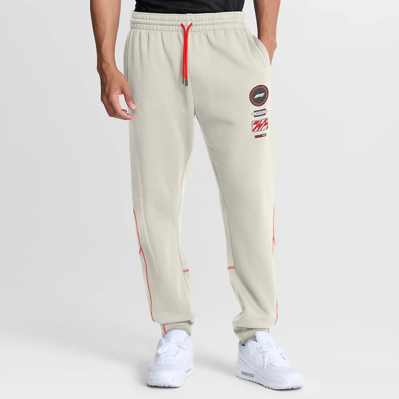 Men's Fanatics Silver Formula 1 Overdrive Fleece Pants