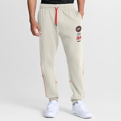 Men's Fanatics Silver Formula 1 Overdrive Fleece Pants
