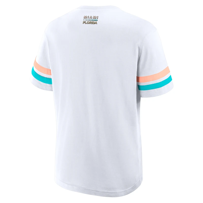 Men's Fanatics White 2026 Miami Grand Prix Deco Palm T-Shirt