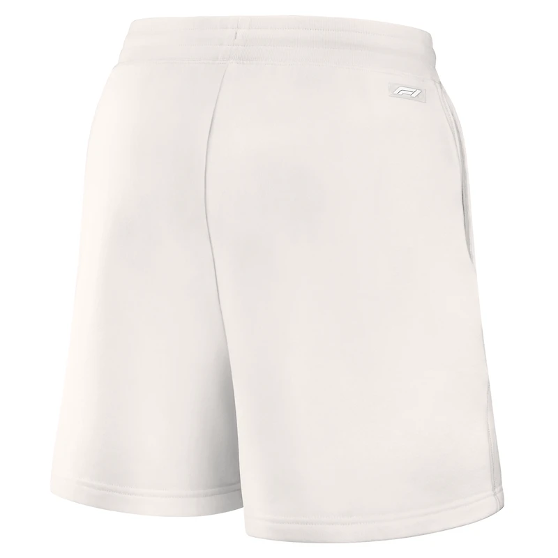 Short Fanatics blanc Formula 1 Elements Race Icons 2 pour homme