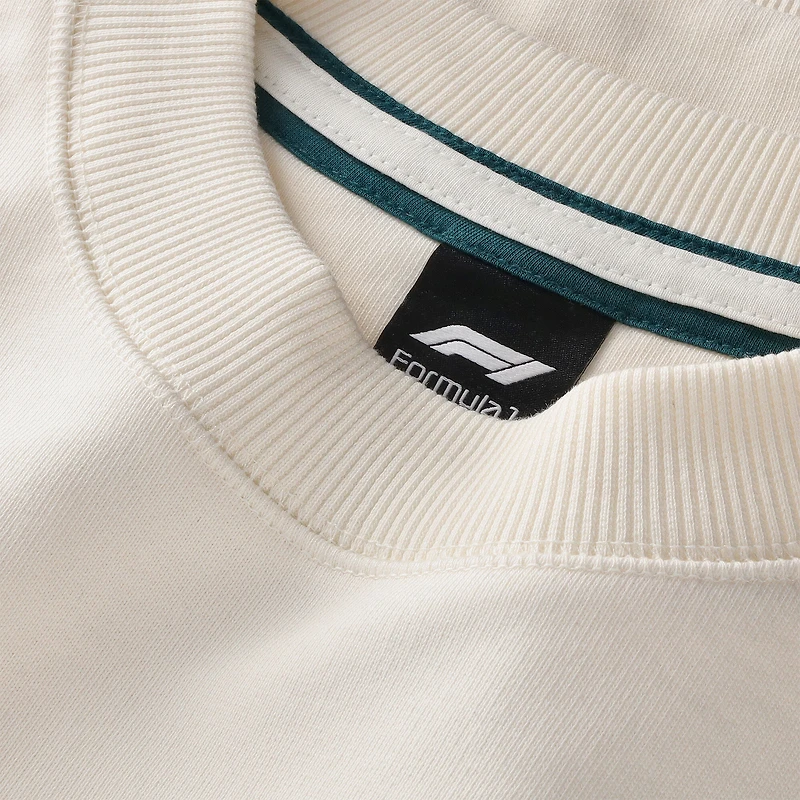 Men's Fanatics White Formula 1 Miami Grand Prix 2026 Oversized Sweatshirt