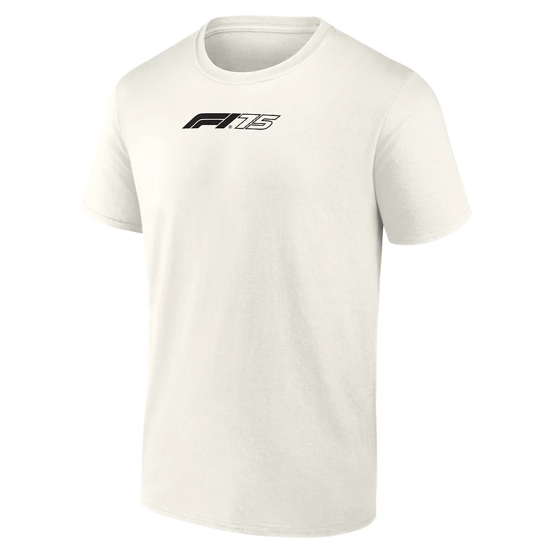 Men's Fanatics White Formula 1 Spanish Grand Prix Mosaics T-Shirt