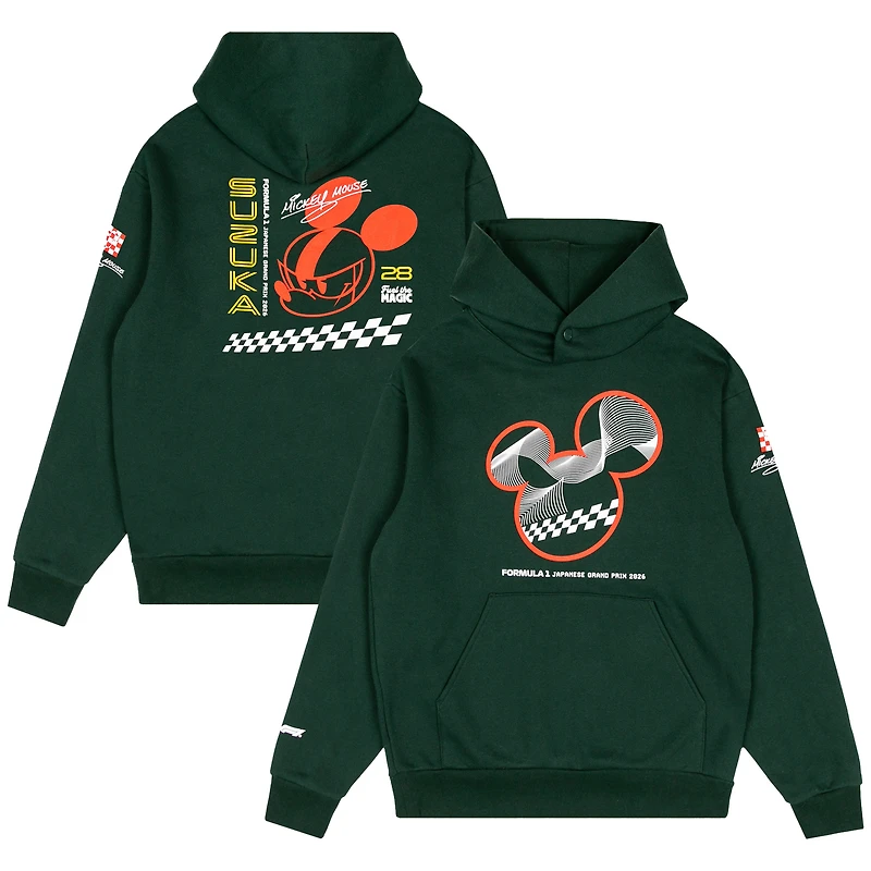 Men's Forest Green 2026 Japan Grand Prix Formula 1 x Disney Hoodie