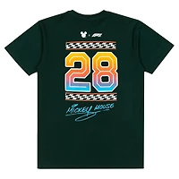 Men's  Forest Green Formula 1 x Disney Mickey Helmet T-Shirt