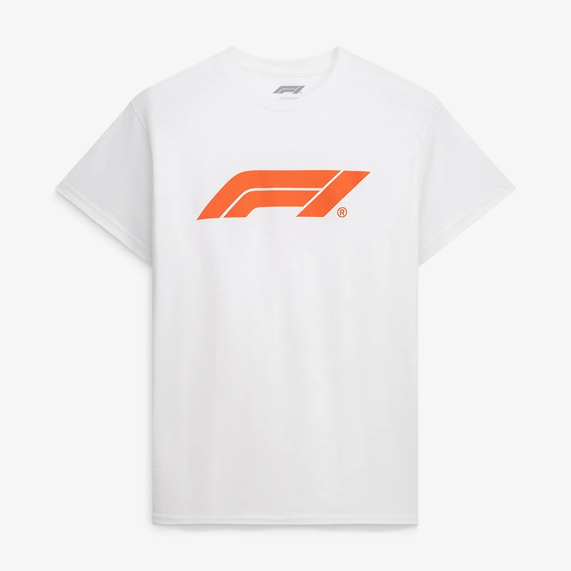 Men's Formula 1 White Logo T-Shirt