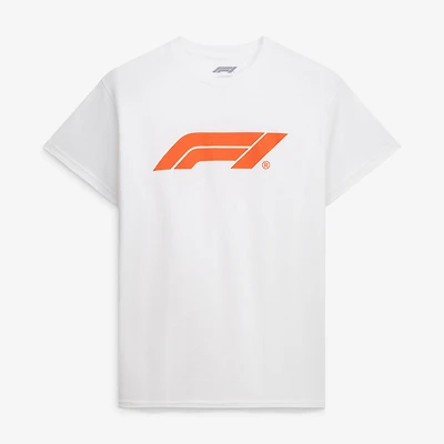 Men's Formula 1 White Logo T-Shirt