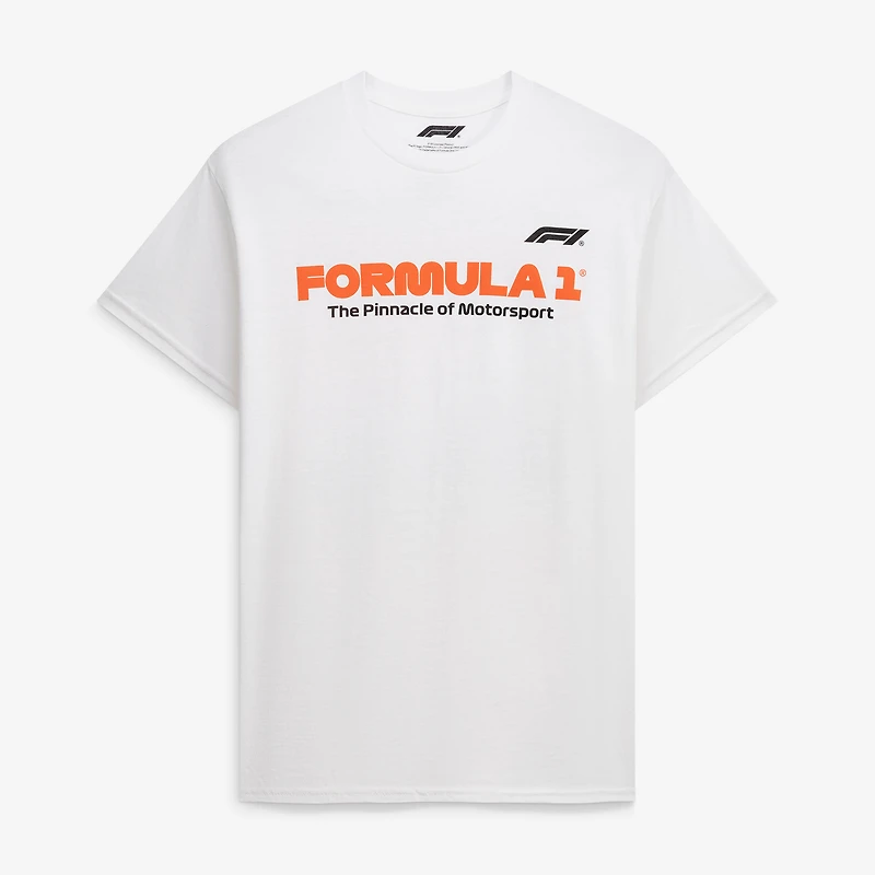 Men's Formula 1 White No Limits T-Shirt