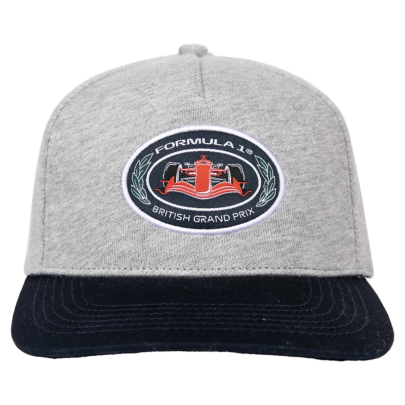 Men's Gray/Navy British Grand Prix Adjustable Hat